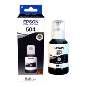 CARTUCHO EPSON MODELO T504 NEGRO, PARA L4150, L4160, L6161, L6171, L6191 - Epson
