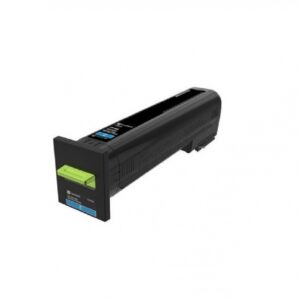 TONER LEXMARK 72K4XC0 CYAN, EXTRA ALTO RENDIMIENTO, HASTA 22000, PARA CS820DE, CX860DE, CX825DE