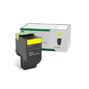 TONER LASER LEXMARK COLOR AMARILLO RENDIMIENTO ESTANDAR, NP 78C40Y0, HASTA 1400 PAGINAS, MODELOS CX622ADE, CS421DN, CS521DN, 