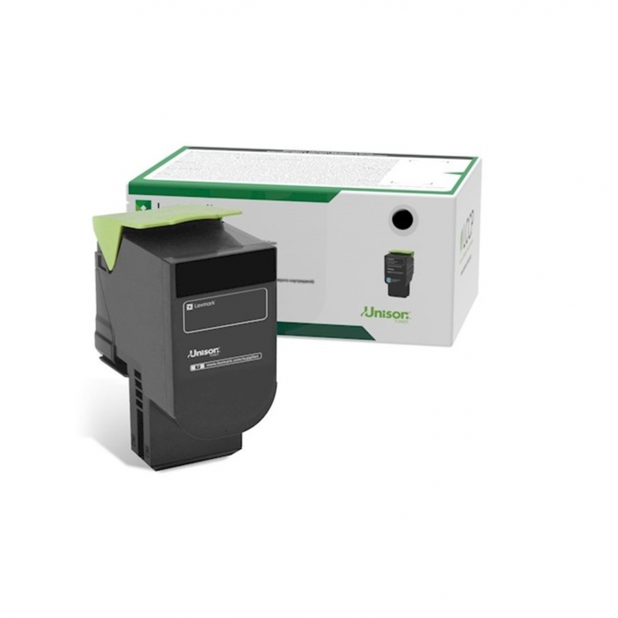 TONER LASER LEXMARK COLOR NEGRO, RENDIMIENTO ESTANDAR, NP 78C40K0, HASTA 2000 PAGINAS,MODELOS CX622ADE, CS421DN, CS521DN, CX6