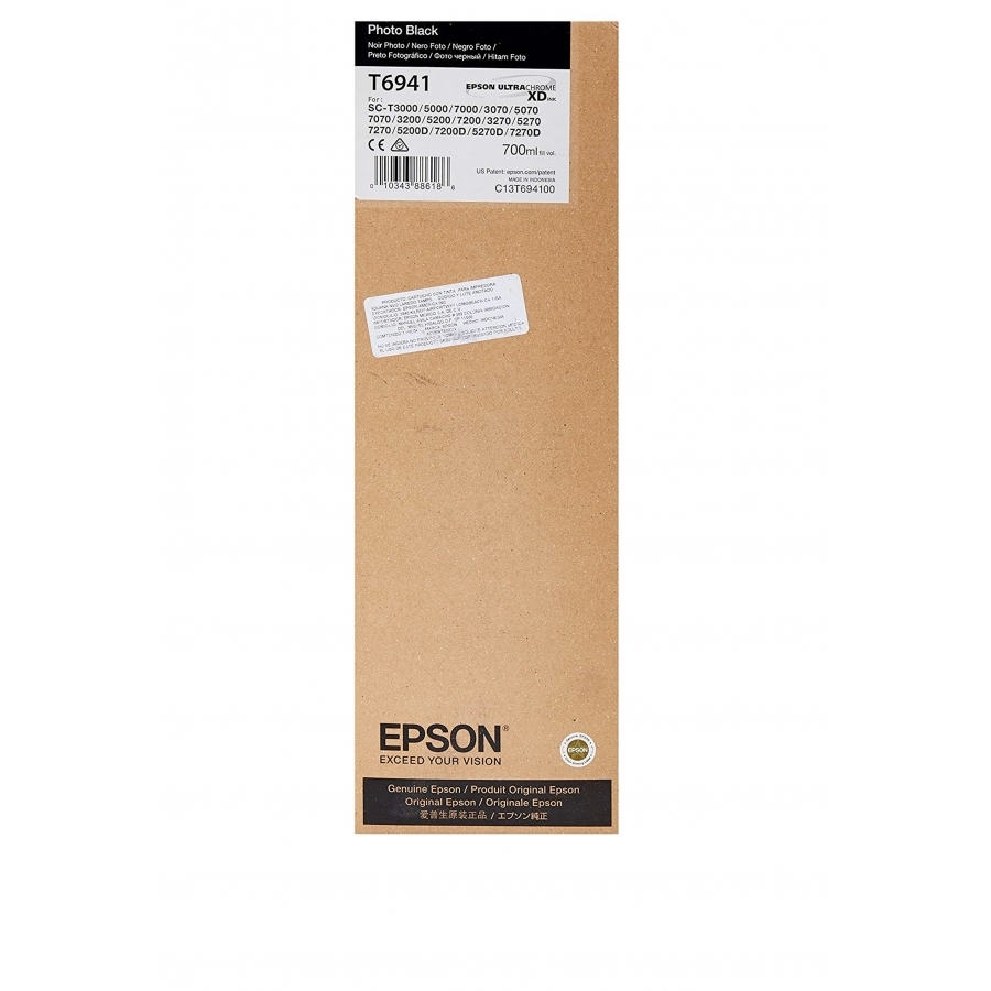 CARTUCHO EPSON MODELO T694 NEGRO PHOTO, PARA PLOTTER SERIE T (700 ML) - Epson