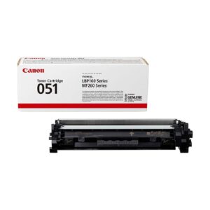 TONER CANON 051 NEGRO, RENDIMIENTO 1700 PAGINAS - Canon