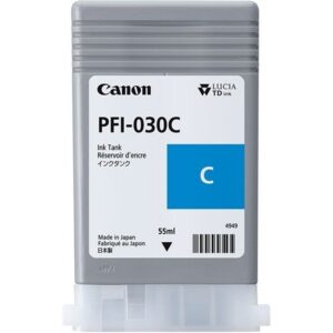 TANQUE DE TINTA CANON PFI-030C CYAN, CAPACIDAD 55 ML, COMPATIBLE TA-20,TA-30 - Canon