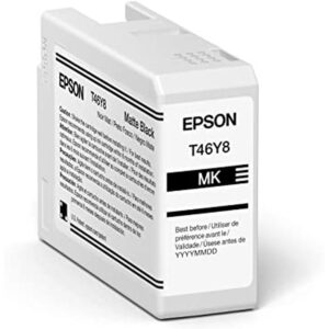 CARTUCHO EPSON MODELO T46Y NEGRO MATE, PARA PLOTTER P900 50 ML - Epson