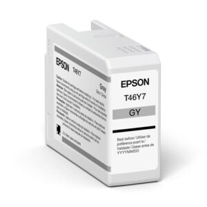 CARTUCHO EPSON MODELO T46Y GRIS, PARA PLOTTER P900 50 ML - Epson