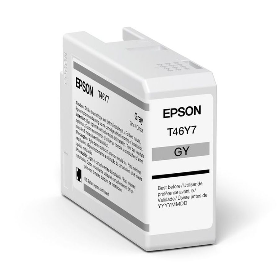 CARTUCHO EPSON MODELO T46Y GRIS, PARA PLOTTER P900 50 ML - Epson