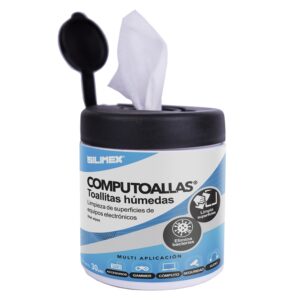 TOALLAS HUMEDAS COMPUTOALLAS ANTIBACTERIALES Y ANTIESTATICAS PARA USO EXCLUSIVAMENTE EXTERNO 30 PZAS SILIMEX - SILIMEX