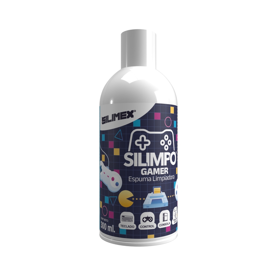 ESPUMA LIMPIADORA SILIMPO GAMER SILIMEX 300 ML - SILIMEX