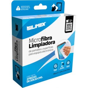 PACK TOALLAS SECAS MICROFIBRA PARA PANTALLAS Y CARCASAS DE EQUIPOS ELECTRONICOS SILIMEX - SILIMEX