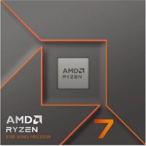 PROCESADOR AMD RYZEN 7 8700F S-AM5 8A GEN / 4.1 – 5 GHZ / CACHE 16MB / 8 NUCLEOS / SIN GRAFICOS / CON DISIPADOR / GAMER ALTO 