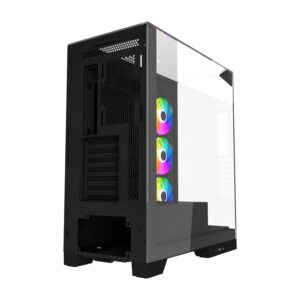 GABINETE OCELOT GAMING GLASS HUNTER 3 / MINI TOWER /ATX, M-ATX, ITX LISTO PARA MB BTF / PANEL LATERAL, FRONTAL Y SUPERIOR DE 