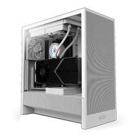 GABINETE NZXT H5 FLOW /BLANCO /VIDRIO TEMPLADO/2 VENTILADORES/F120Q /MID TOWER /USB TIPO C /GAMER - Nzxt