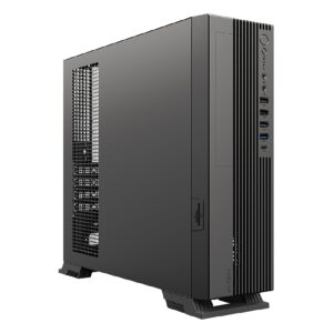 GABINETE ACTECK ONEX GS455 / MINI TORRE SLIM / MICRO ATX – MINI ITX / FUENTE DE PODER SFX 500 W / DOBLE POSICION / LECTOR DE 