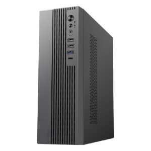 GABINETE ACTECK ONEX GS450 / MINI TORRE SLIM / MICRO ATX – MINI ITX / LECTOR SD / DOBLE POSICION / FUENTE DE PODER FLEX ATX 4