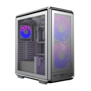 GABINETE COOLER MASTER MASTER FRAME 500 / ARGB / PLATA / MINI-ITX / MINI-DTX / MICRO-ATX, / ATX / E-ATX*/ SSI-CEB* (*SOPORTE 