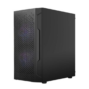 GABINETE GAMER BALAM RUSH ARTIC GI725 / MINI TORRE / MICRO ATX, MINI ITX / VENTILADOR RGB / PANEL CRISTAL TEMPLADO, METAL / N