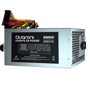 FUENTE DE PODER QUARONI 600W METALICO 24 PIN - Quaroni