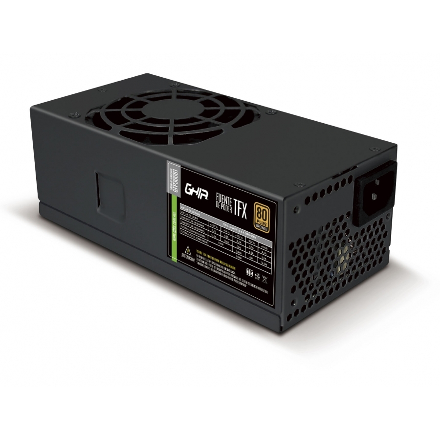 FUENTE DE PODER 300W 80 PLUS BRONZE TFX COMPATIBLE CON GHIA FRONTIER Y COMPAGNO - Ghia