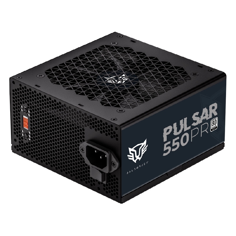 FUENTE DE PODER GAMER BALAM RUSH PULSAR 550PR / CERTIFICADA / 550W / 80 PLUS WHITE / ATX / NO MODULAR / BAJO NIVEL DE RUIDO /
