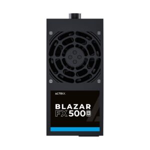FUENTE DE PODER ACTECK BLAZAR FX500 / TFX / 500 W / UVP – OVP – OPP – SCP / NO MODULAR / ATX 24 PINES – ATX12V 4+4 – 2 PUERTO