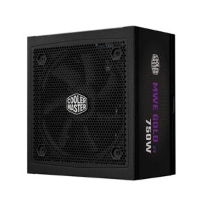 FUENTE DE PODER COOLER MASTER 750W / NEGRO / MWE V3 ATX 3.1/80PLUS GOLD CERTIFICADA/ MODULAR /GAMER - Cooler Master