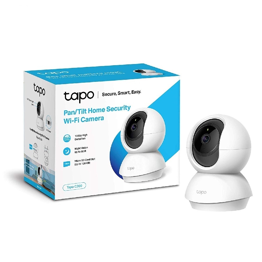 CAMARA IP TP-LINK TAPO C200 WIFI PT 2MP 1080P VISION NOCTURNA DETECCION DE MOVIMIENTO MICROSD 128GB EQUIVALE 16 DIAS ALARMA A