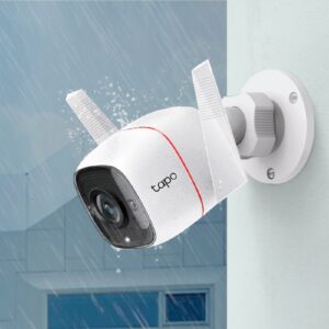 CAMARA IP TP-LINK TAPO C310 WIFI PT EXTERIOR 3MP DETECCION DE MOVIMIENTO VISION NOCTURNA MICROSD 128GB AUDIO BIRIDECCIONAL AL
