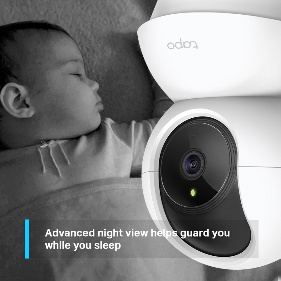 CAMARA IP TP-LINK TAPO C210 WIFI 3 MP MICROSD 256GB 360 HORIZONTAL 114 VERTICAL DETECCION DE MOVIMIENTO VISION NOCTURNA AUDIO