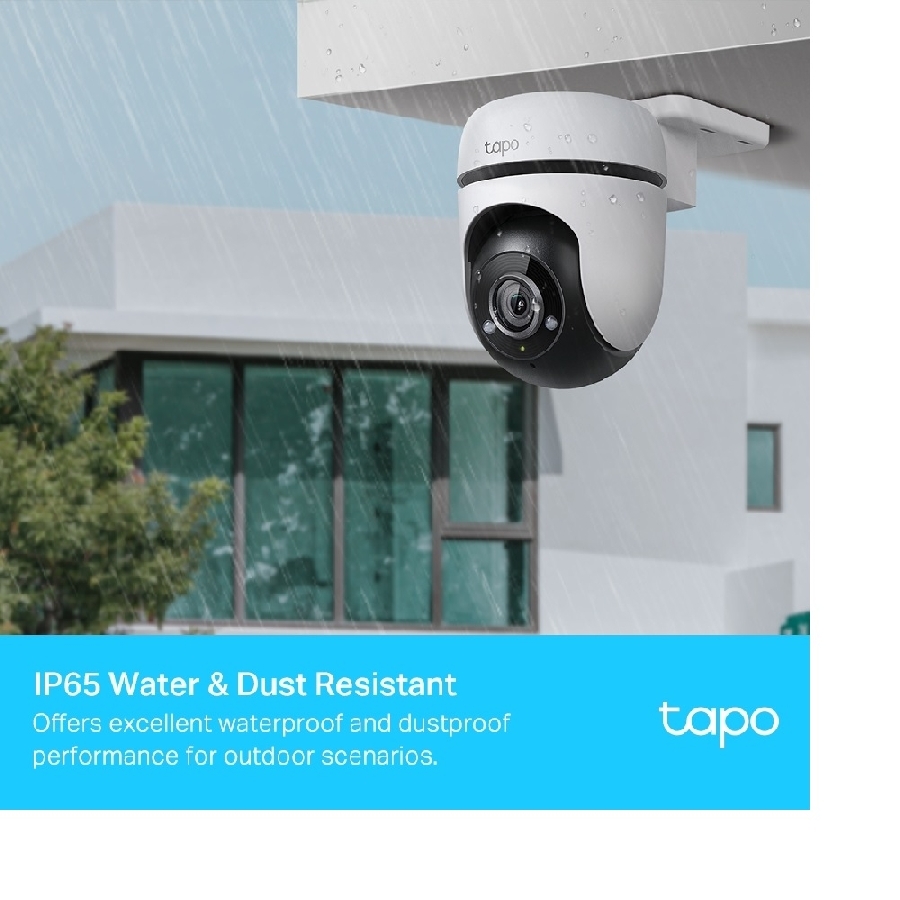 CAMARA IP TP-LINK TAPO C500 WIFI EXTERIOR 2 MP1080P VISION PANORAMICA 360 RESISTENTE AGUA Y POLVO IP65 MICROSD 512GB VISION N