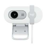 WEBCAM LOGITECH BRIO 100 BLANCO FHD 1080 A 30 FPS 58° RIGHTLIGHT 2, MICROFONO USB-A WIN/ MAC / CHROME