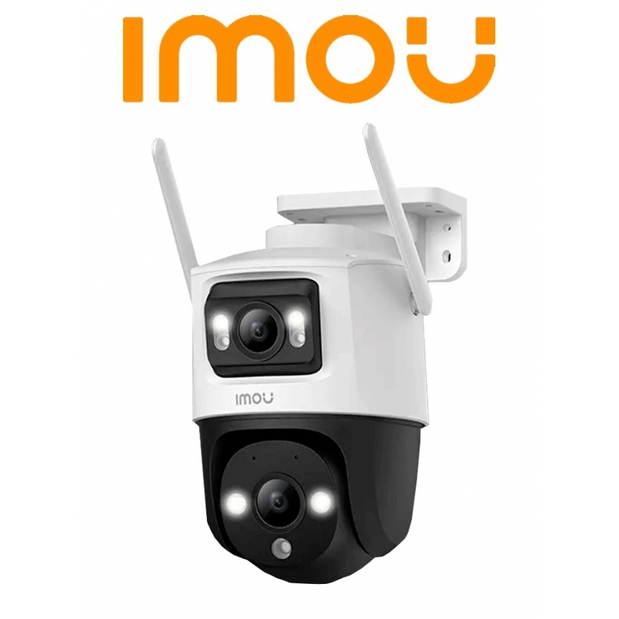 CAMARA IP / IMOU / IPC-S7XN-8M0WED / CRUISER DUAL 5 MP 3 MP / WIFI / DUAL LENS – PT Y FIJA / FULL COLOR / EXTERIOR / ALARMA /