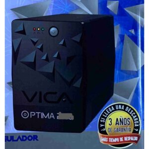 NO BREAK UPS VICA 500VA/240W 6 TOMAS REGULADAS Y RESPALDADAS NEMA5-15R/ RJ11/45, SOFTWARE DE MONITOREO 3 AÑOS DE GARANTIA - V