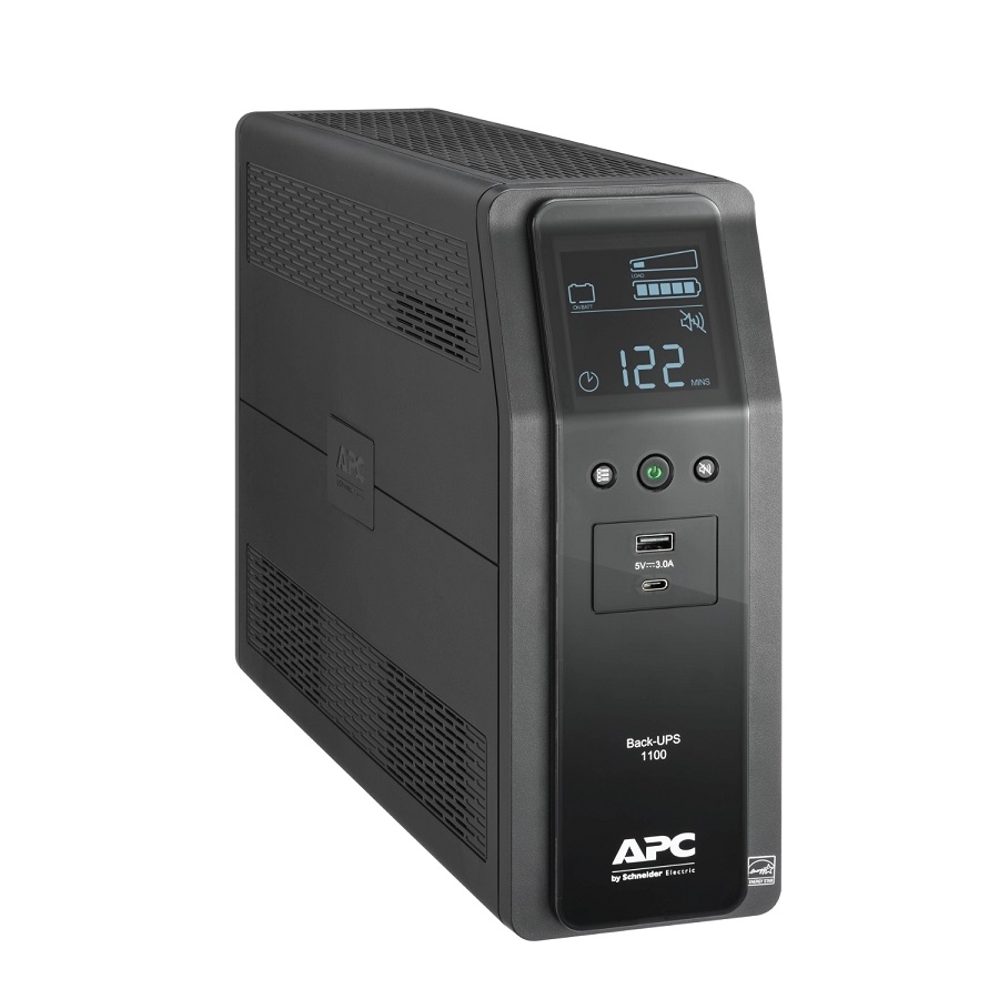 UNIDAD BACK UPS PRO BR 1100 VA, 10 TOMAS DE SALIDA, 2 PUERTOS USB DE CARGA, AVR, INTERFAZ LCD, LAM// SUSTITUYE AL BACK UPS BR