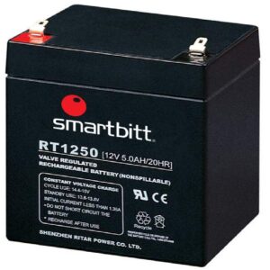 BATERIA SMARTBITT SBBA12-5 12V/5 AH COMPATIBLE CON SBNB500, SBNB600 Y SBNB800 - Smartbitt
