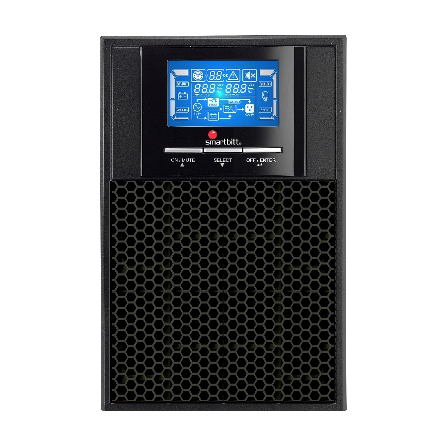UPS ONLINE SMARTBITT SBOL2KT-1 2KVA/1800W , TECNOLOGA ON LINE, MONTAJE TORRE, CLAVIJA 5-20P, SLOT PARA SNMP - Smartbitt
