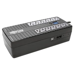 UPS STANDBY DE 850VA 425W – 12 TOMACORRIENTES TRIPP LITE NEMA 5-15R, 120V, 50HZ / 60HZ, USB, LCD, ENERGY STAR, INSTALACIóN EN