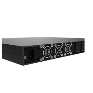 UPS DOBLE CONVERSION EN LINEA FORZA FDC-1001RUL CON CAPACIDAD DE 1000VA/800W FP 0.9 ONDA SENOIDAL PURA 3 SALIDAS 120V NEGRO -