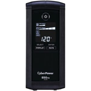 NO BREAK CYBERPOWER CP850AVRLCD 850VA/ 510 WATTS, INTERACTIVO,TORRE, 9 NEMA 5-15R, 5 RESPALDO Y 4 SUPRESIN, 3 AÑOS DE GARANTA
