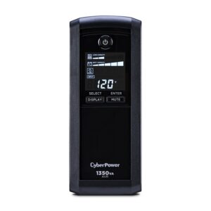 NO BREAK CYBERPOWER CP1350AVRLCD 1350 VA/ 815 WATTS, INTERACTIVO, TORRE, 10 NEMA 5-15R, 5 RESPALDO Y 5 SUPRESIN, 3 AÑOS DE GA