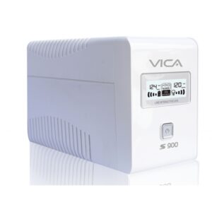 NO BREAK UPS VICA S900 900VA/550W 8 TOMAS NEMA 5-15R (4/4) ,RJ11, PANTALLA LCD 3 AÑOS DE GARANTIA - Vica