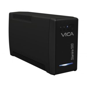 NO BREAK UPS VICA STAMINA 500 500VA/300W 8 TOMAS NEMA 5-15R (4/4), 3 AÑOS DE GARANTIA - Vica