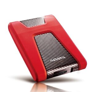 DISCO DURO EXTERNO ADATA HD650 2TB PORTATIL 2.5 USB 3.2 WINDOWS MAC LINUX CONTRAGOLPES COLOR ROJO AHD650-2TU31-CRD - Adata