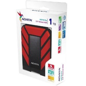 DISCO DURO EXTERNO ADATA HD710P 1TB PORTATIL 2.5 USB 3.2 WINDOWS MAC LINUX CONTRAGOLPES COLOR ROJO AHD710P-1TU31-CRD - Adata