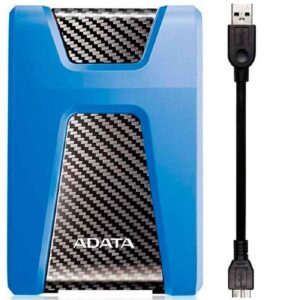 DISCO DURO EXTERNO ADATA HD650 2TB PORTATIL 2.5 USB 3.2 WINDOWS MAC LINUX CONTRAGOLPES COLOR AZUL AHD650-2TU31-CBL - Adata