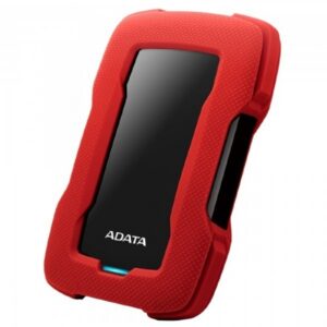 DISCO DURO EXTERNO ADATA HD330 2TB PORTATIL 2.5 USB 3.2 WINDOWS MAC LINUX CONTRAGOLPES SLIM COLOR ROJO AHD330-2TU31-CRD - Ada