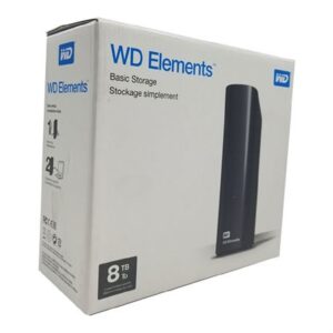 DISCO DURO EXTERNO WD ELEMENTS 8TB 3.5 ESCRITORIO USB3.0 NEGRO WINDOWS WDBWLG0080HBK-NESN - Wd - Western Digital