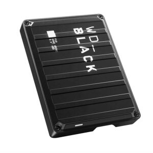 DISCO DURO EXTERNO WD BLACK P10 GAME DRIVE 4TB PORTATIL USB 3.2 GEN1 NEGRO WINDOWS MAC PS4 PS5 XBOX X/S XBOX ONE WDBA3A0040BB