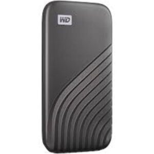 UNIDAD DE ESTADO SOLIDO SSD EXTERNO WD MY PASSPORT 1TB PORTATIL USB 3.2 TIPO C GRIS WINDOWS MAC BACKUP ENCRIPTACION WDBAGF001