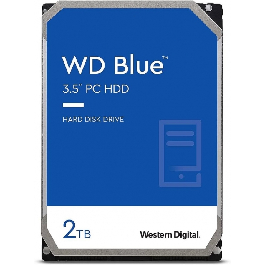 DISCO DURO INTERNO WD BLUE 2TB 3.5 ESCRITORIO SATA3 6GB S 64MB 5400RPM WINDOWS WD20EARZ - Wd - Western Digital