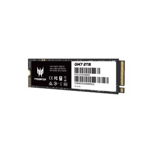 UNIDAD DE ESTADO SOLIDO SSD INTERNO PREDATOR GM7 2TB M.2 2280 NVME PCIE GEN 4X4 LECT.7200 ESCRIT.6300 MBS 3D TLC NAND PC LAPT